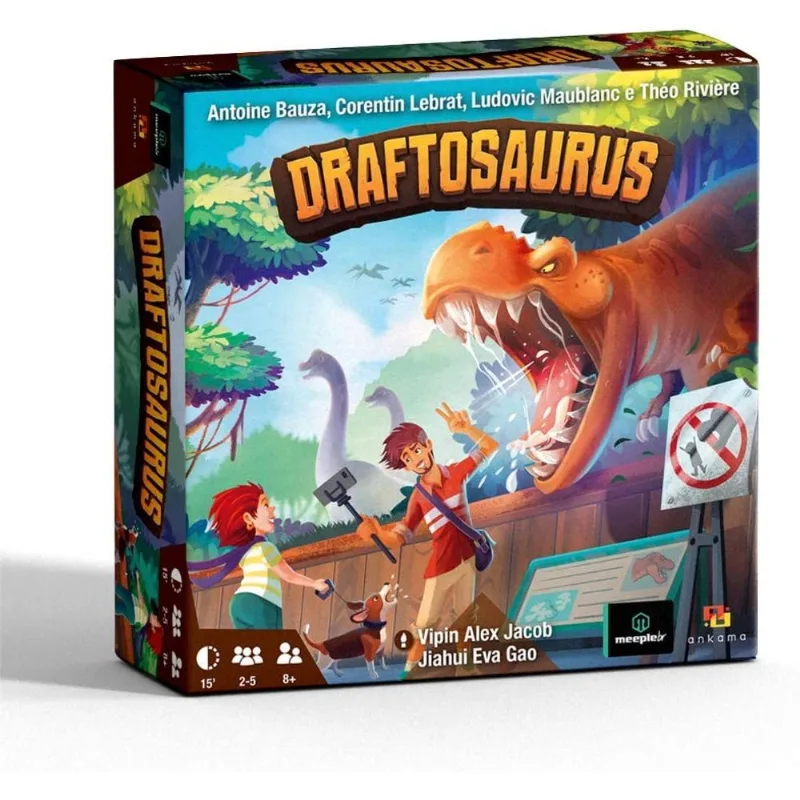Jogo de Tabuleiro Draftosaurus Meeple BR