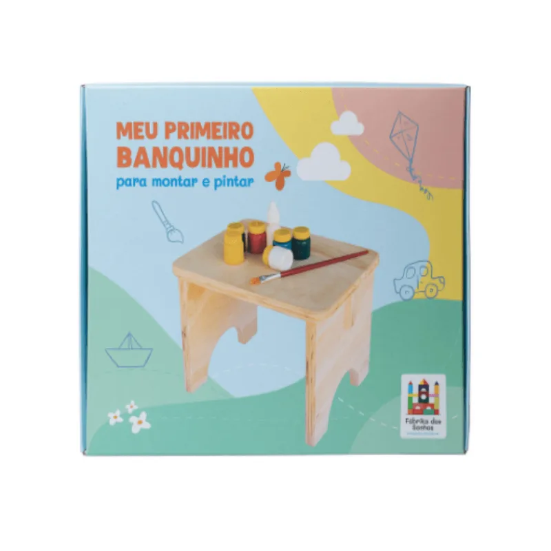 Meu Primeiro Banquinho-Fabrika dos Sonhos-BrinquedoEducativo