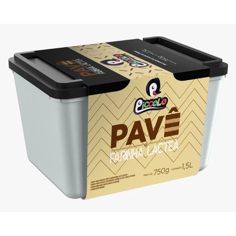 Sorvete de Pavê de Farinha Lactea Piccolo Pote 1,5l
