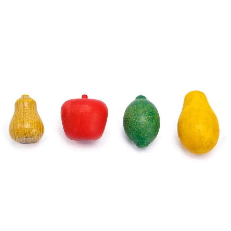 Brinquedo Frutas em Madeira Sem Corte Lume 24m+