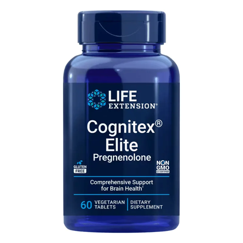 Cognitex com Pregnenolona 60 Tabletes Life Extension