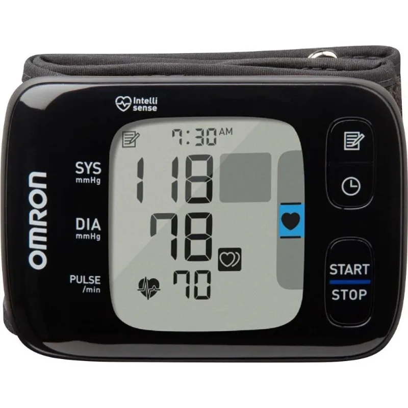 Omron Série 7 Monitor De Pressão Arterial De Pulso Sem Fio Preto/Cinza BP6350