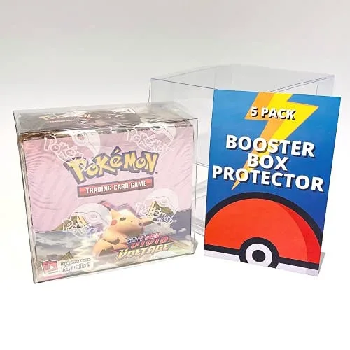 Caixa Protetora para Booster Box de Pokemon (5 unidades) - Não Disponível