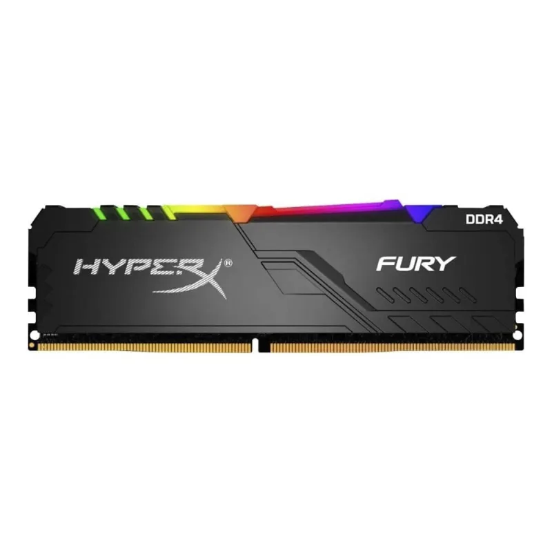 Memória Kingston Fury 16GB 3000MHz DDR4 RGB CL15 Preto - HX430C15FB3A/16 3760