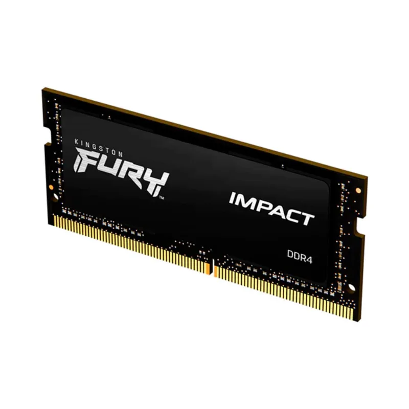 Memória Para Notebook Kingston Fury Impact 8GB 2666MHz DDR4 CL20 Preto - KF426S15IB/8 4317