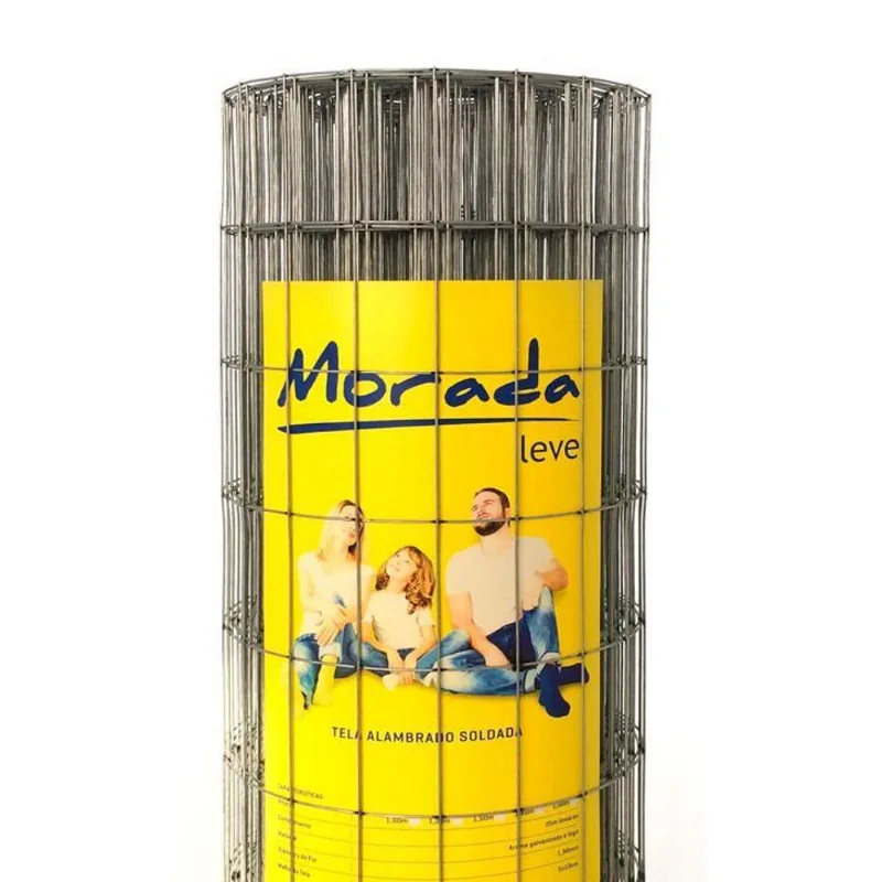 Tela para Alambrado Soldada Galvanizada Insul Morada Leve, 1,90 mm, 1,00 x 25 metros