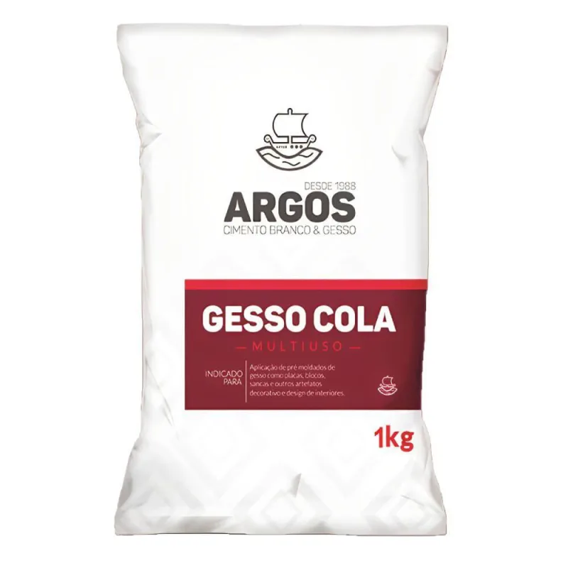 Gesso Cola Multiuso De 1 Kilo - 092 - Argos - OUTRAS