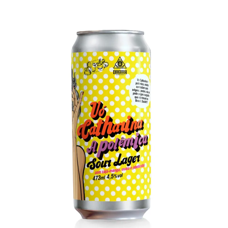 Cerveja Avós Vó Catharina a polêmica Sour Lager 473ml