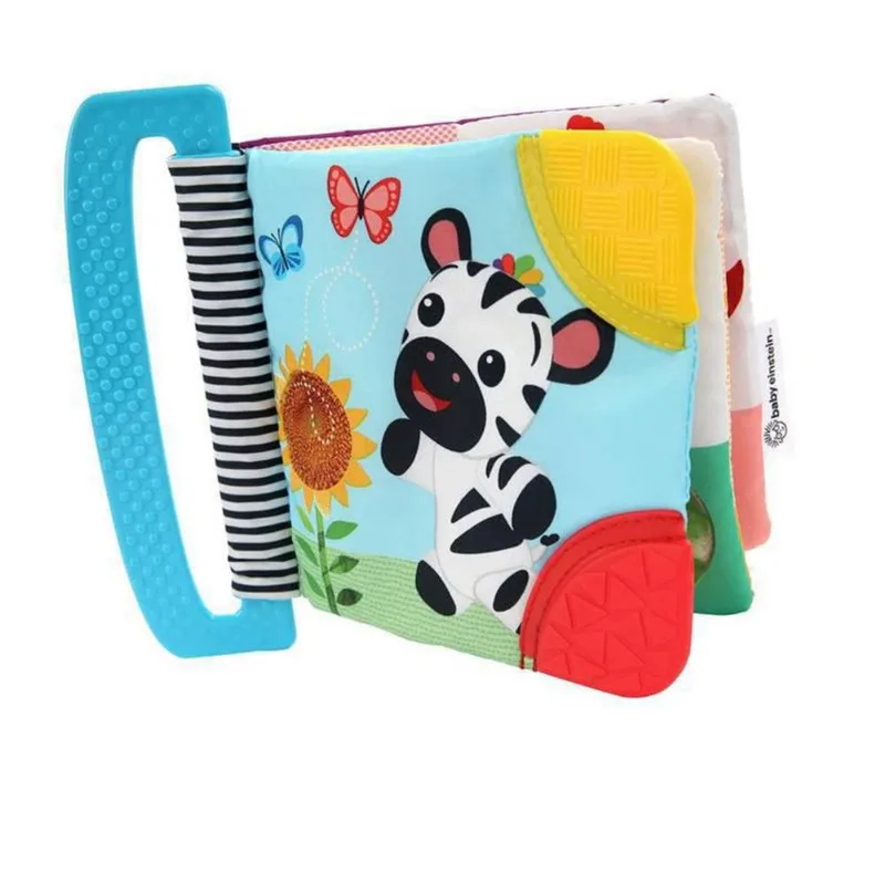 Brinquedo Infantil Educativo - Livro Mordedor Exploradores Curiosos - Baby Einstein - Brasbaby