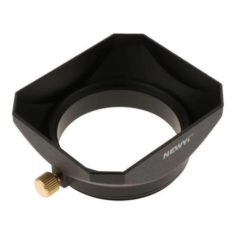 2x52mm Dslr Mirrorless Camera Lens Capuz Protetor Quadrado