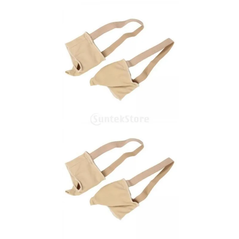2 Pares Corretor De Joanete Sob Medida Pinky Toe Separator Sleeve