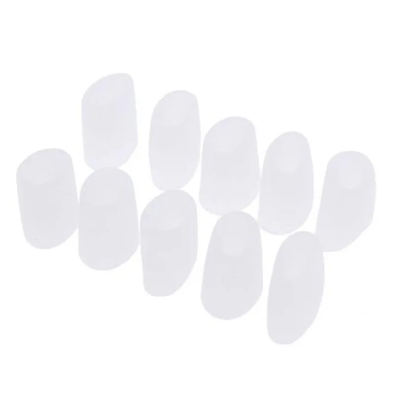 Protetores De Almofada 5x5 Par De Mangas De Silicone Para Os Pés