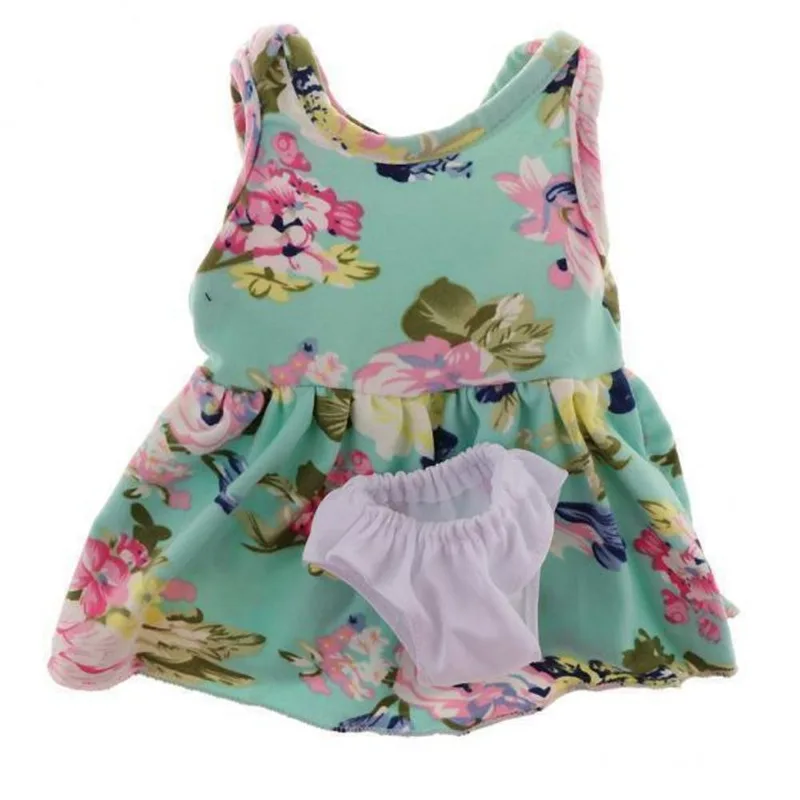 Roupas De Boneca De Moda 2x18 Polegadas Vestido De Princesa Para Bonecas Verdes