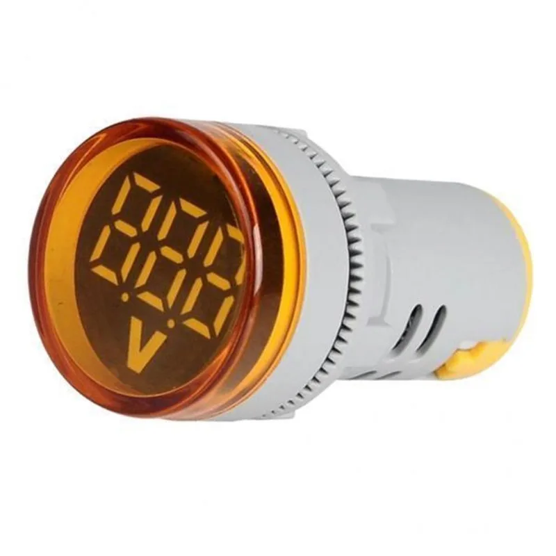 3xvoltímetro Ac 12-500v Medidor De Tensão Monitor De Potência Led Piloto