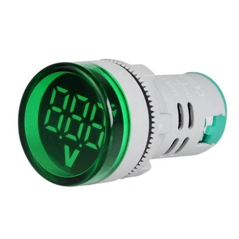 3xvoltímetro Ac 12-500v Medidor De Tensão Monitor De Potência Led Piloto