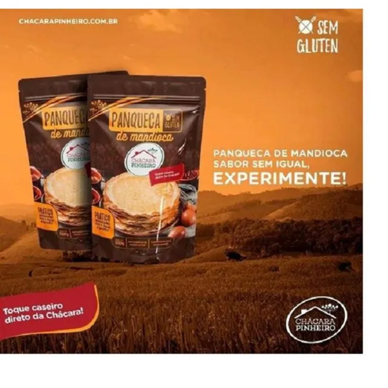 Mistura Para Panqueca De Mandioca - Sem Glúten