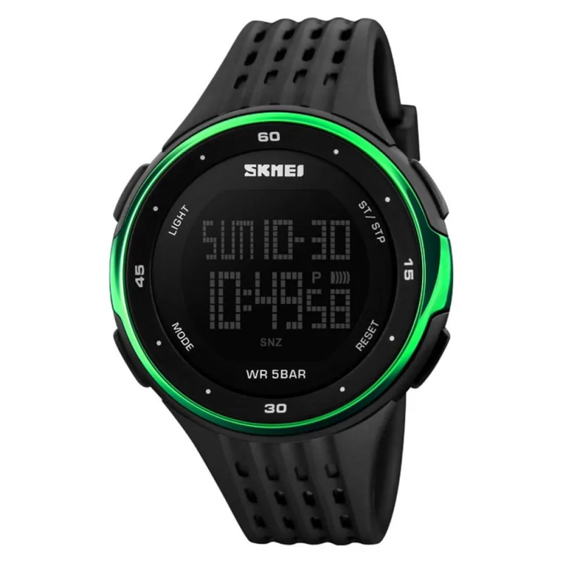 Relógio esportivo skmei 1219 led, cronógrafo, calendário, alarme - Skmei