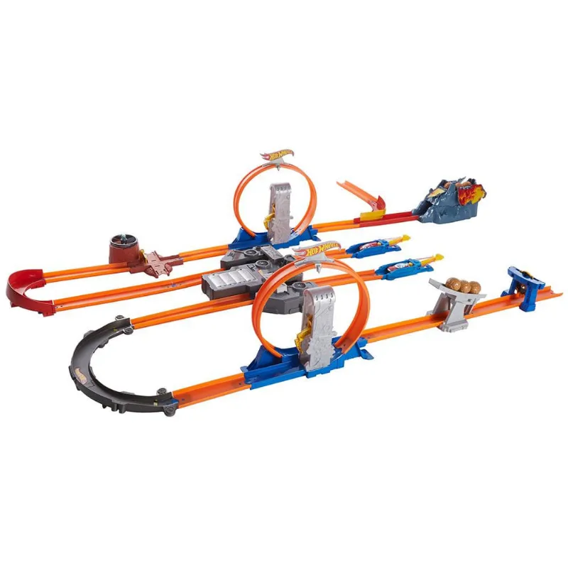 Conjunto Hot Wheels Total Turbo Takeover BGX89 Mattel 39824