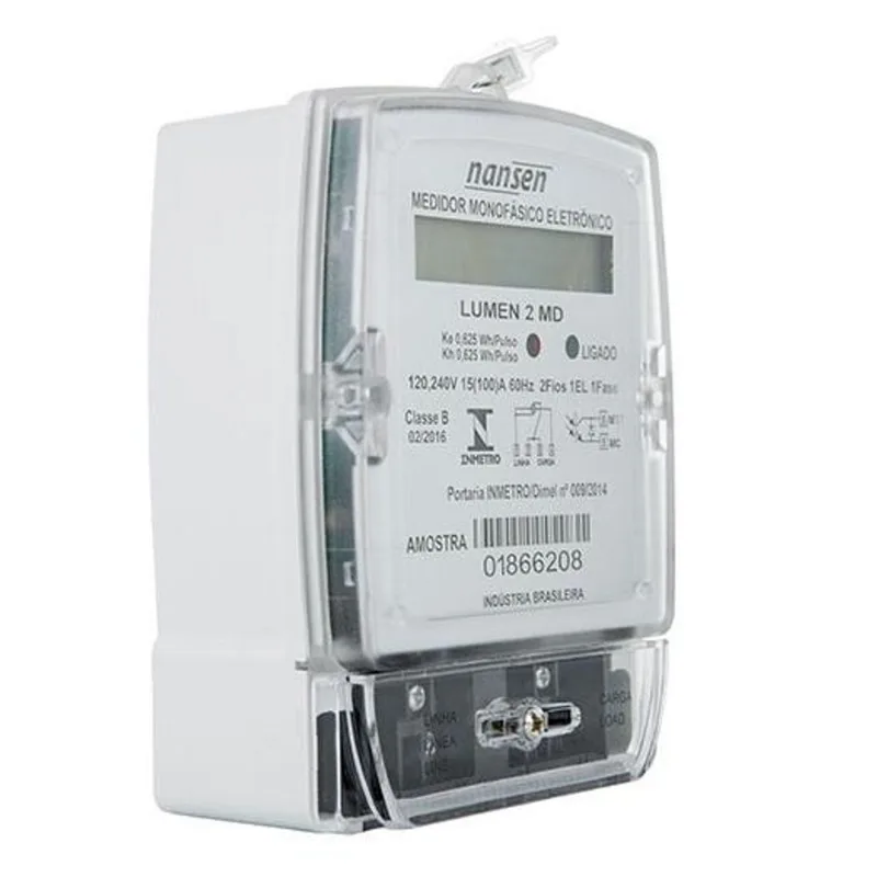 Medidor Consumo De Energia - Monofásico 2fios - Nansen