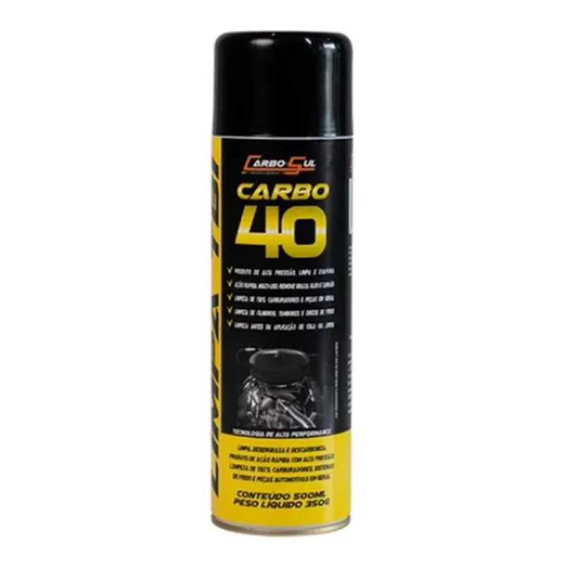 Descarbonizante Carbo Sul Limpa tbi Carbo 40 Spray 500ml