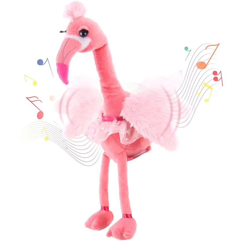 Dancing Flamingo - Brinquedos Interativos para Crianças - Animal Fofo e Macio Para Bebê - Brinquedos de Baby Girl animais de estimação ao vivo - Brinq - Não Disponível