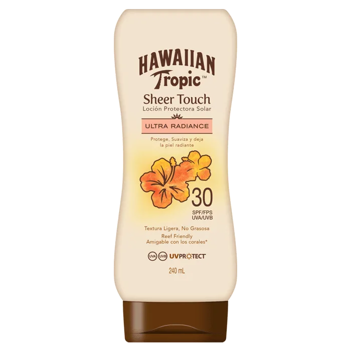 Protetor Solar Corporal Hawaiian Tropic FPS 30 Sheer Touch 240ml - HAWAIIAN TROPIC