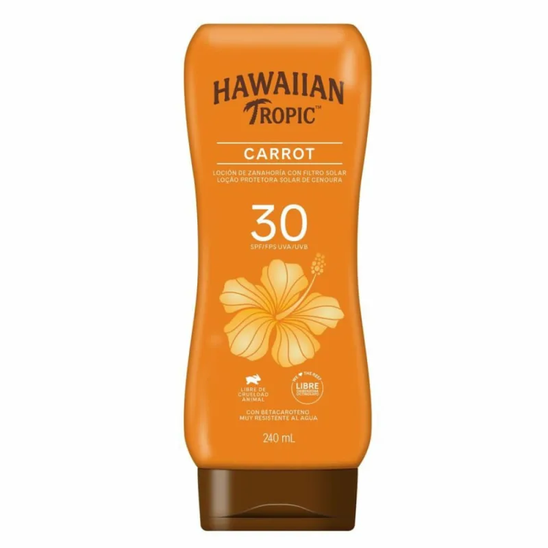 Protetor Solar Hawaiian Tropic Carrot FPS30 240ml - HAWAIIAN TROPIC