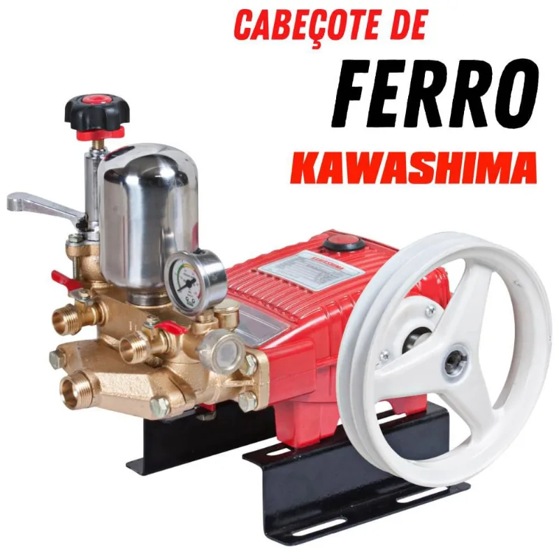 Bomba Kawashima S22F Cabeçote de Ferro e Saída mca de 400m Ideal Para Pulverização em Barra