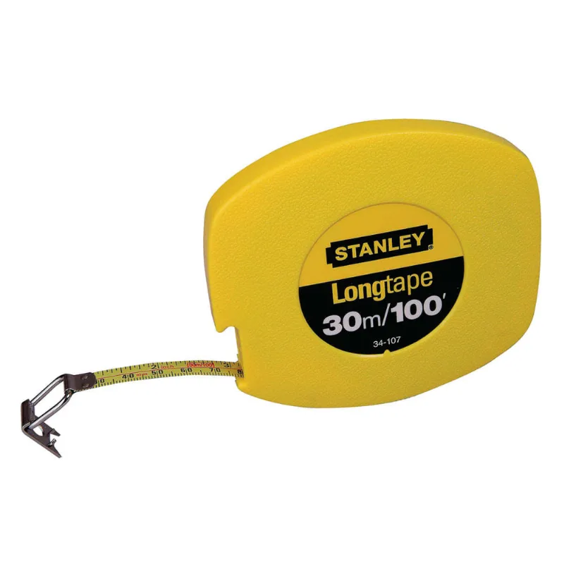 Trena Longa com Fita de Aço 30M Stanley 34-107S 34-107S