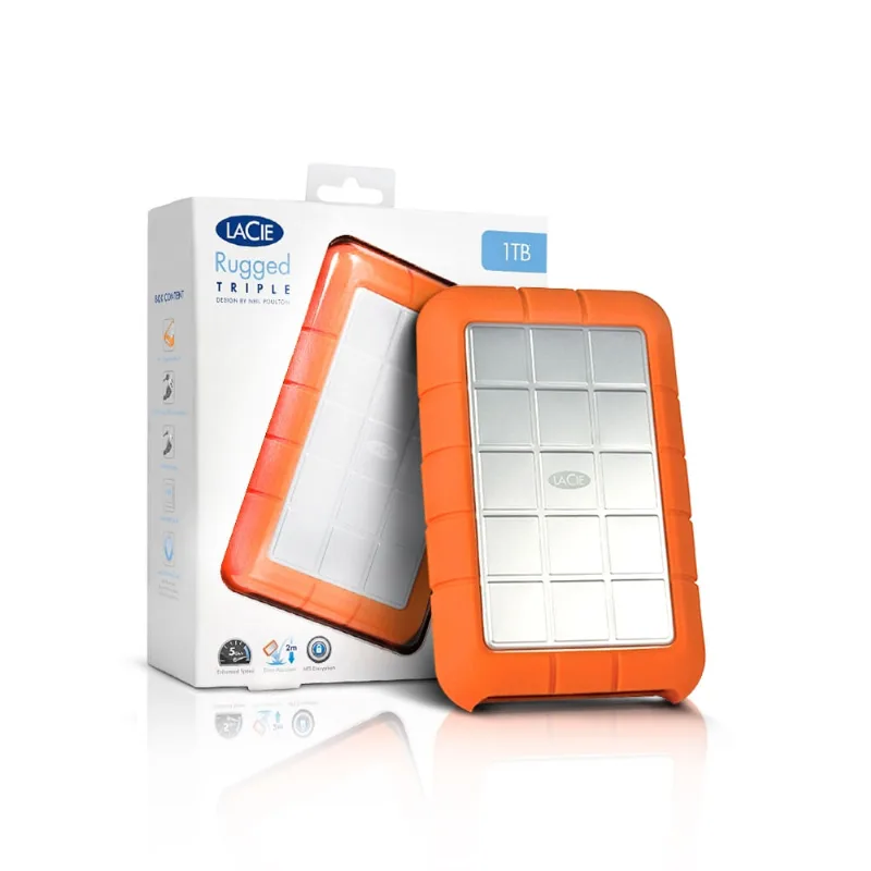 Hd Externo 1Tb Usb 3.0 Rugged Triple STEU1000400 Lacie