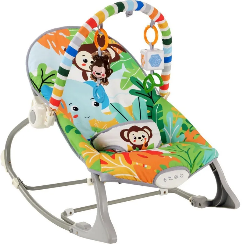 Cadeirinha Descanso Smile Vibratória Ruído Branco O Bebê