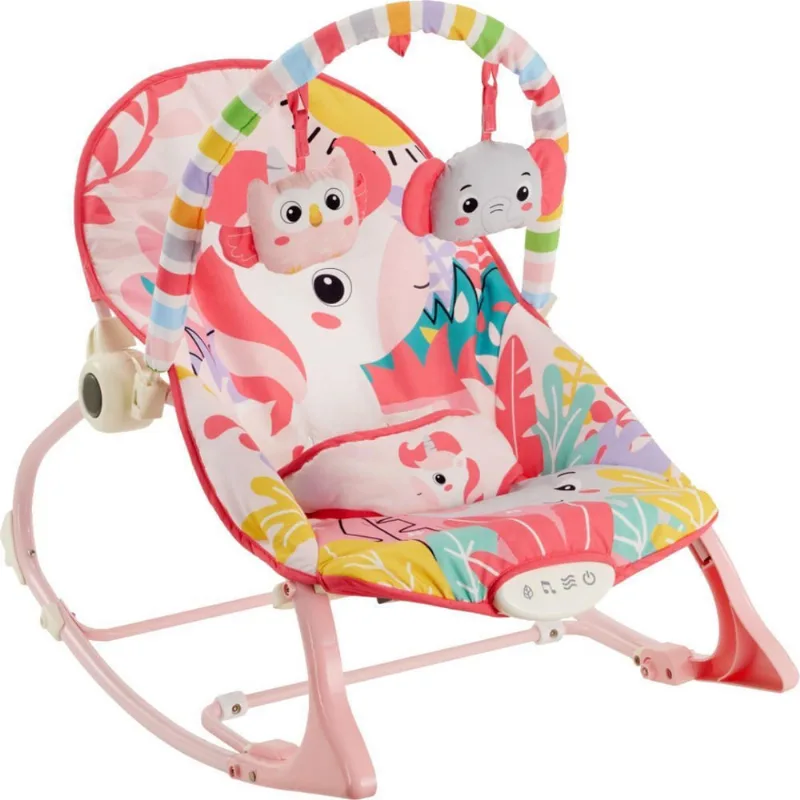 Cadeirinha Descanso Smile Vibratória Ruído Branco O Bebê