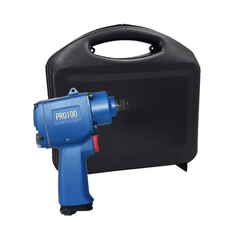 Kit Chave De Impacto Pneumática 1/2 Mini Pro-100 + Maleta