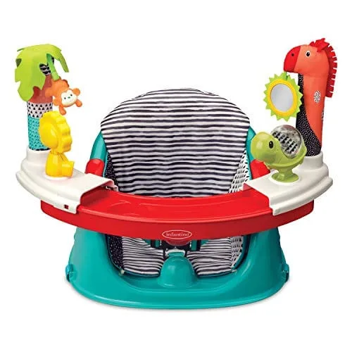 Infantino 3-em-1 Booster Seat Assento de atividade para bebê Assento de reforço para de mesa de jantar Bandeja removível - Não Disponível