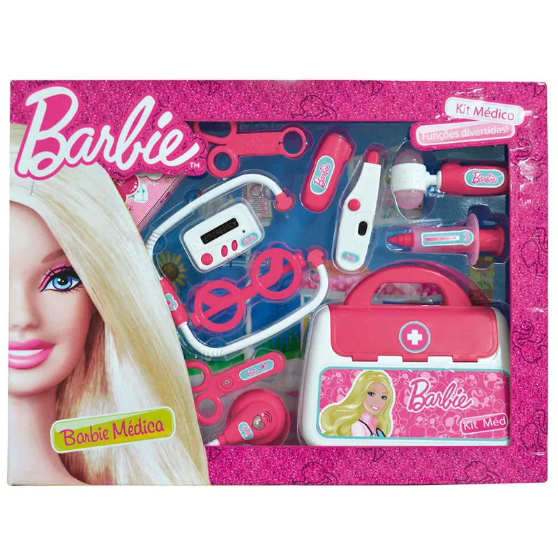 Barbie Kit Médica Grande Com Mateta - Fun Divirta-Se