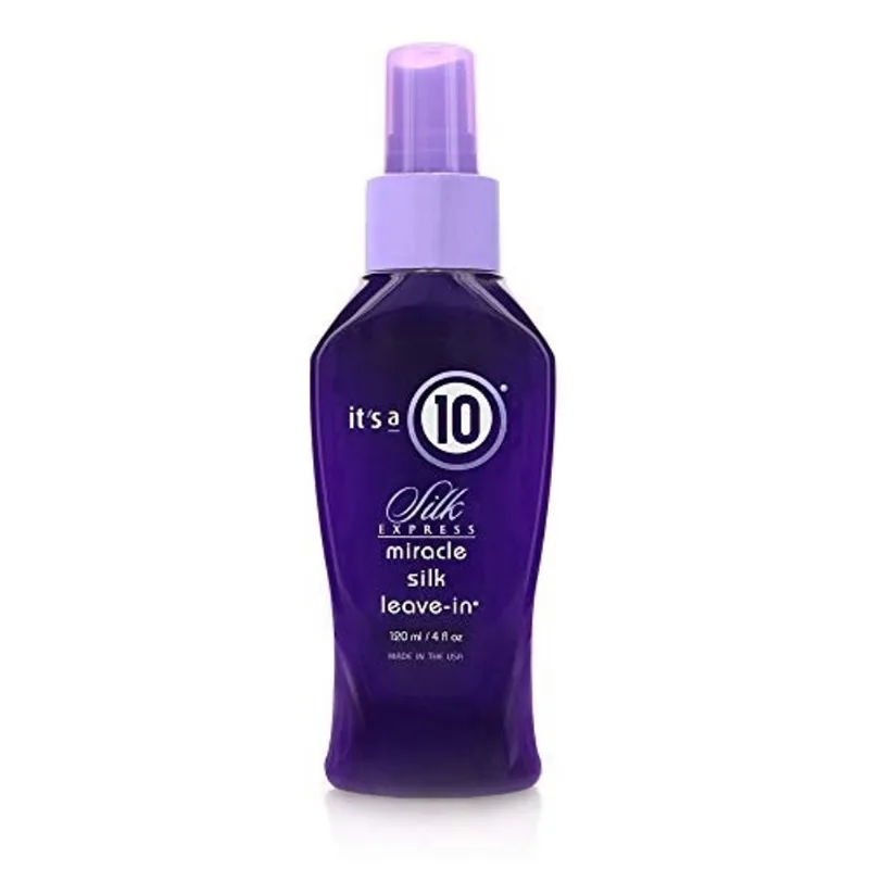 É um produto de 10 haircare Silk Express Silk Silk Leave-In, 4 fl. oz.