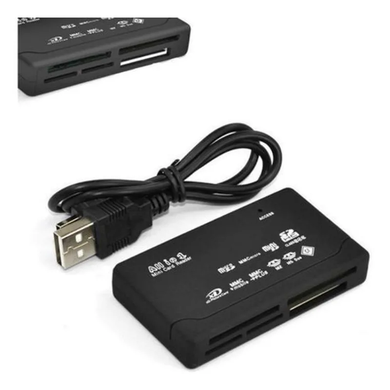 Leitor De Cartão De Memória 26 Em 1 Usb 2.0 Para Cf Xd Sd Ms
