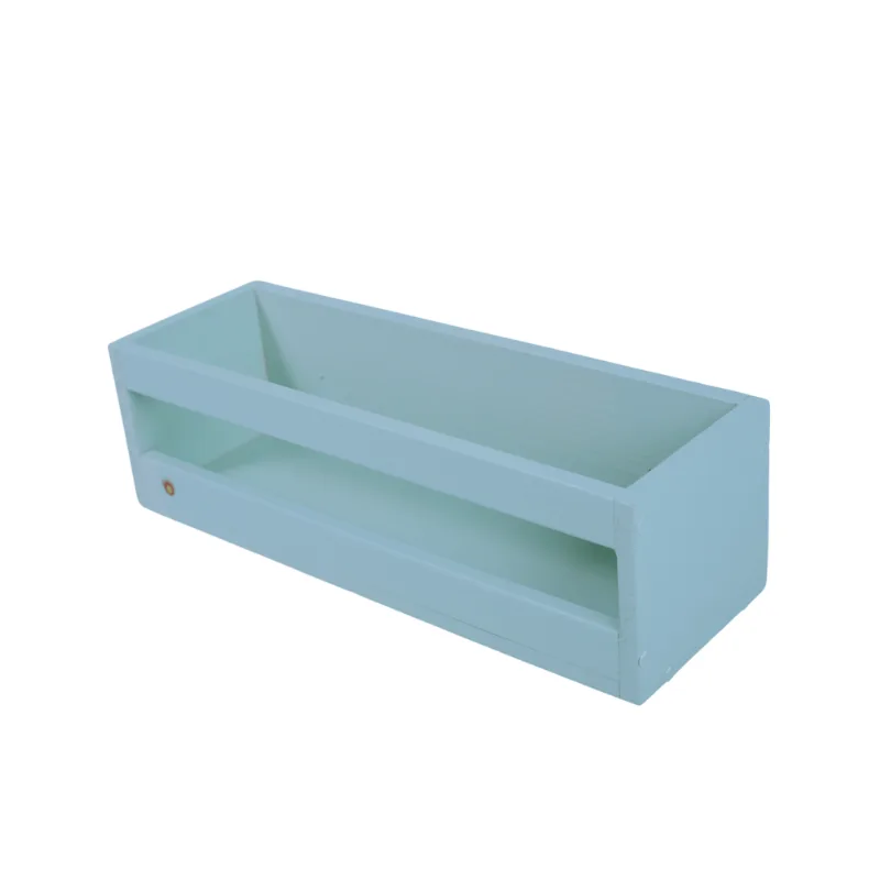 Porta livros de parede - Azul - A Casa da Criança
