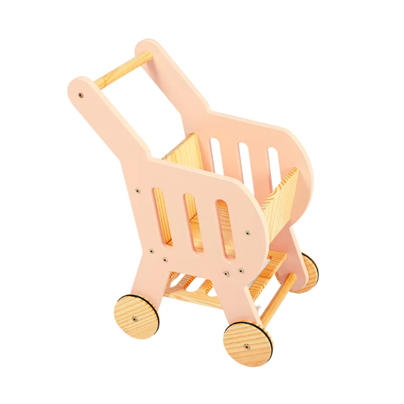 Carrinho de compras infantil - ROSA CLARO - A Casa da Criança