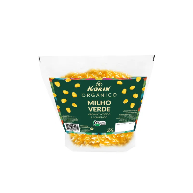 Milho Verde Orgânico Congelado Korin 200g