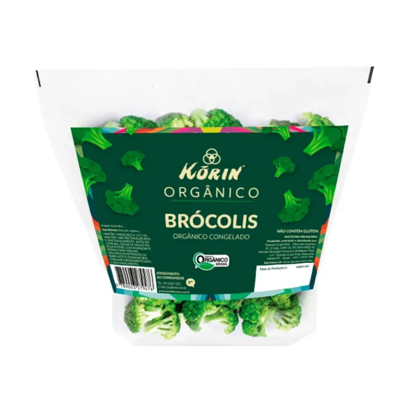 Brócolis Congelado Orgânico Korin 300g