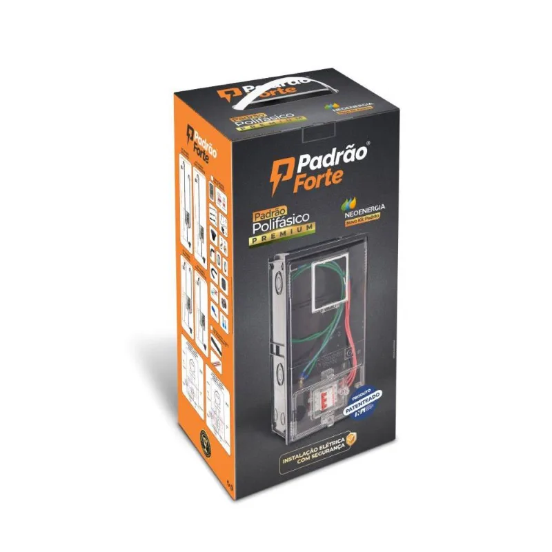 Kit Caixa Tri Neoenergia 1.1/4 St Pop Trm0886 Padrão Forte, Padrão De Entrada De Energia, Padrão Forte, Pf, Kit Caixa Tri Neoenergia, 1.1/4 St Pop Trm0886