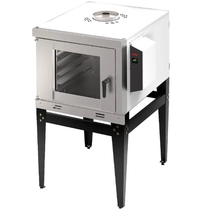 Forno Industrial a Gás com 5 Esteiras Assador Turbo glp Saro Forno de Padaria FTI5GLP