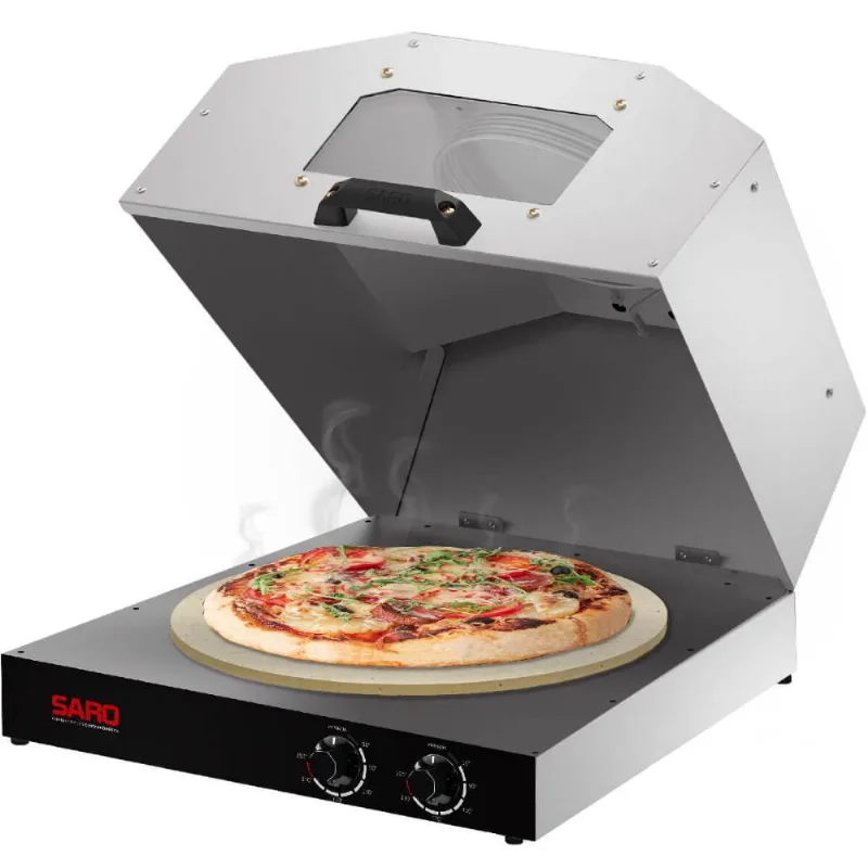 Assador de Pizza Compacto Italiano Forno Elétrico 127V Saro de Bancada FC11