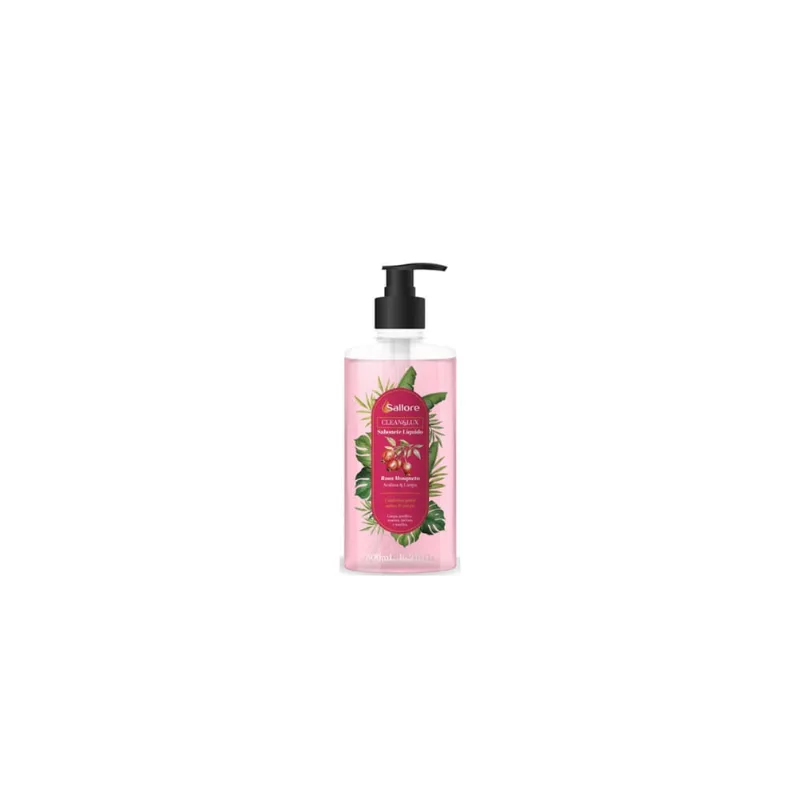 Sallore Clean & Lux Sabonete Líquido Cicatrizante Buriti e Rosa Mosqueta 500 ml