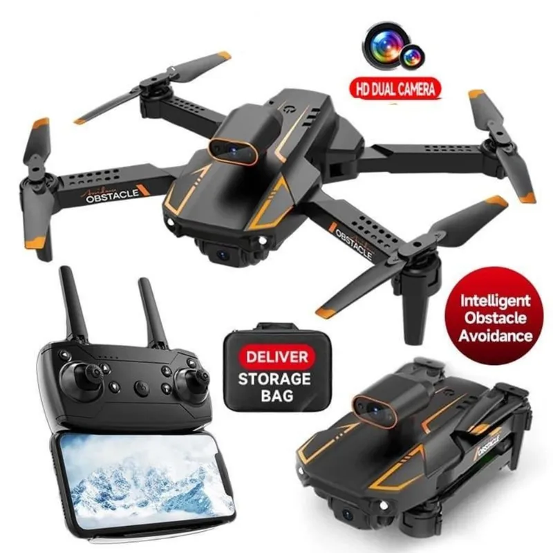 Drone S91 Wifi 5ghz, Dual Câmera 4k Hd, Sensor Anti Colisão