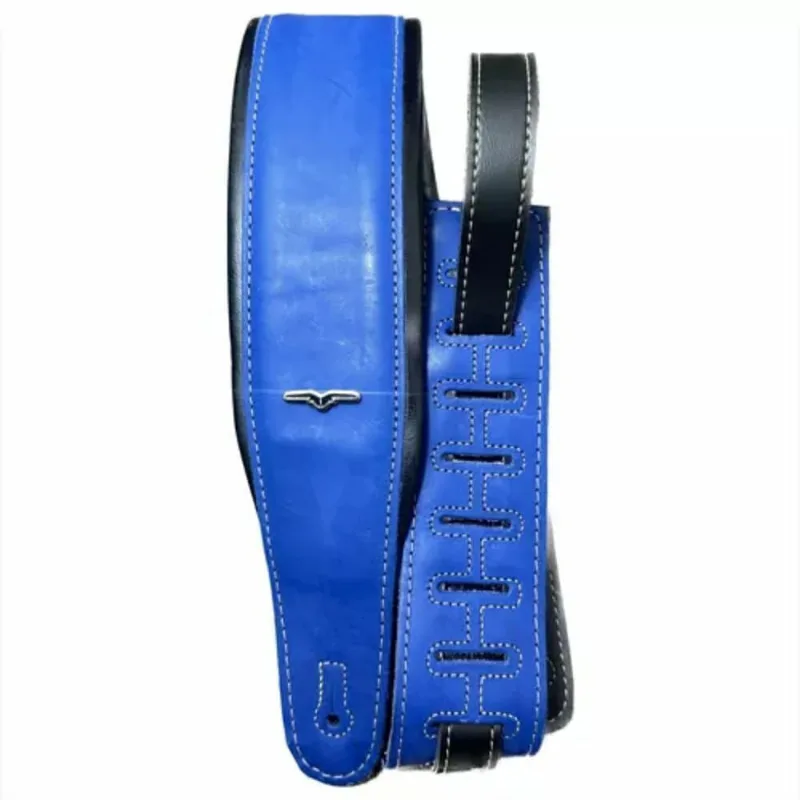 Correia avs Soft 8cm Couro Azul Marinho - CCSF8