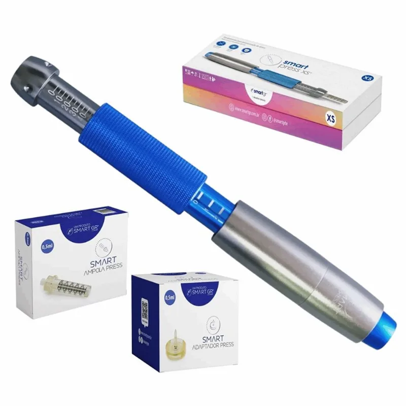 Kit Smart Press xs Caneta Pressurização + Adaptador + Ampola 0,5ml - Smart gr