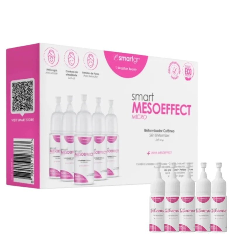 Smart Mesoeffect Micro Facial e Corporal 5 Monodose de 5ml