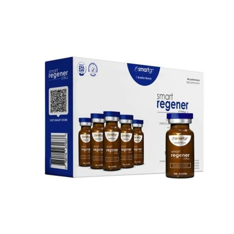 Smart Regener Strill Estrias E Rugas 5 Frascos De 5ml Cada - Smart Gr